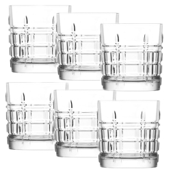 Szklanki do whisky szlif DESIGN 280ml 6szt
