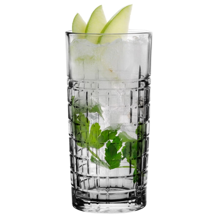 Szklanki long drink szlif DESIGN 320ml 6szt