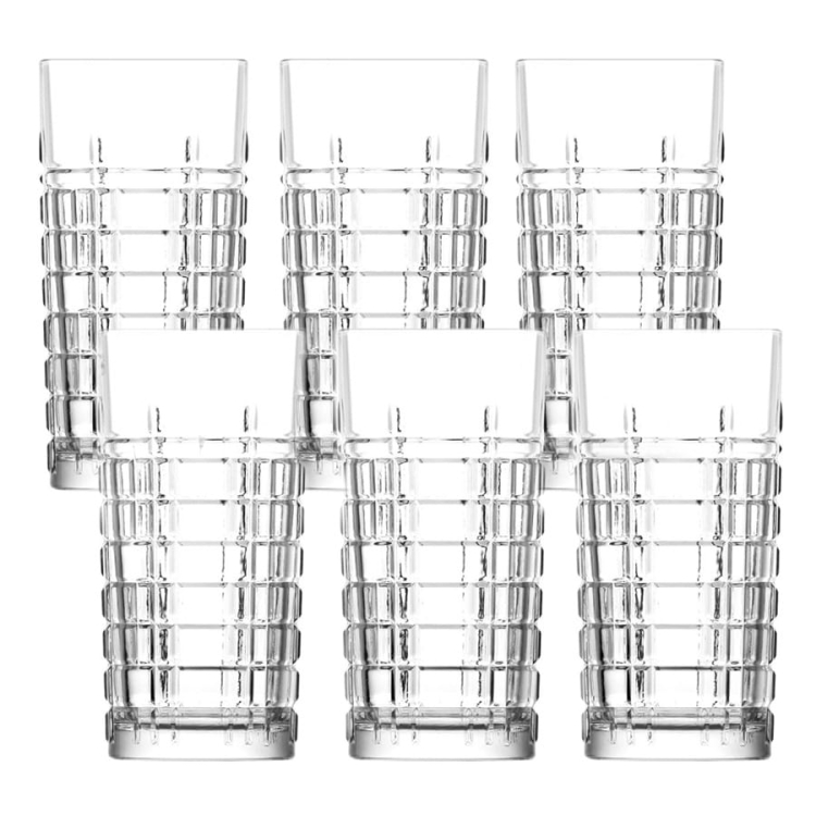 Szklanki long drink szlif DESIGN 320ml 6szt