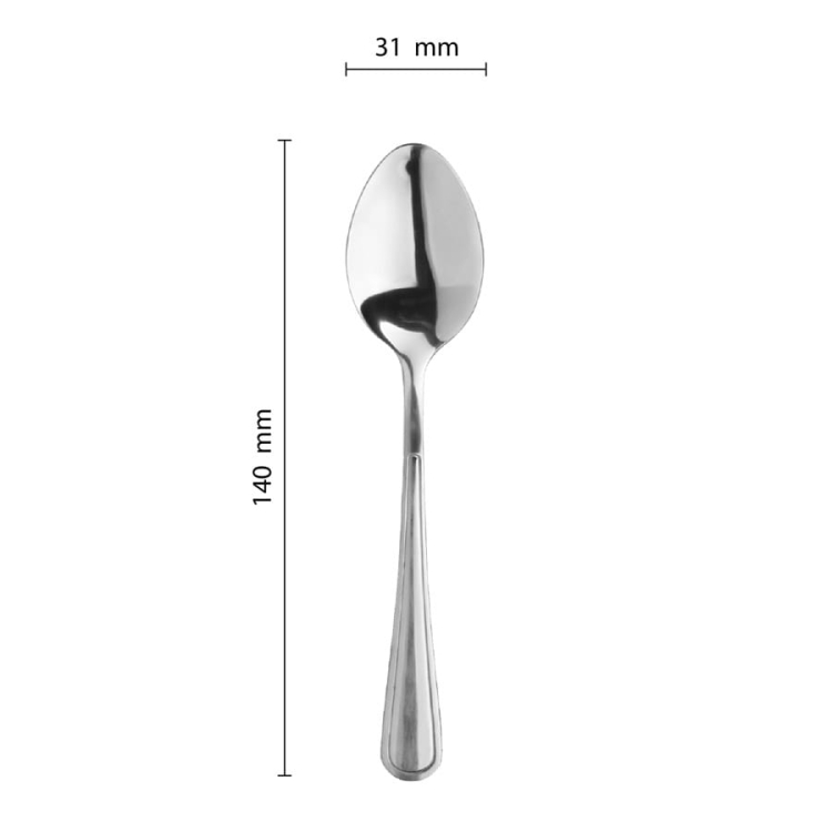 Łyżeczki ze stali nierdzewnej 14 cm 6 sztuk