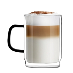 Kubki termiczne do kawy herbaty Vialli Design CARBON 350ml 2szt