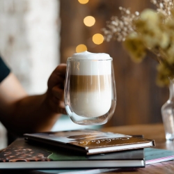 Kubki termiczne do kawy herbaty Vialli Design AMO 300ml 2szt