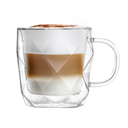 Kubki termiczne do kawy herbaty Vialli Design GEO 330ml 2szt