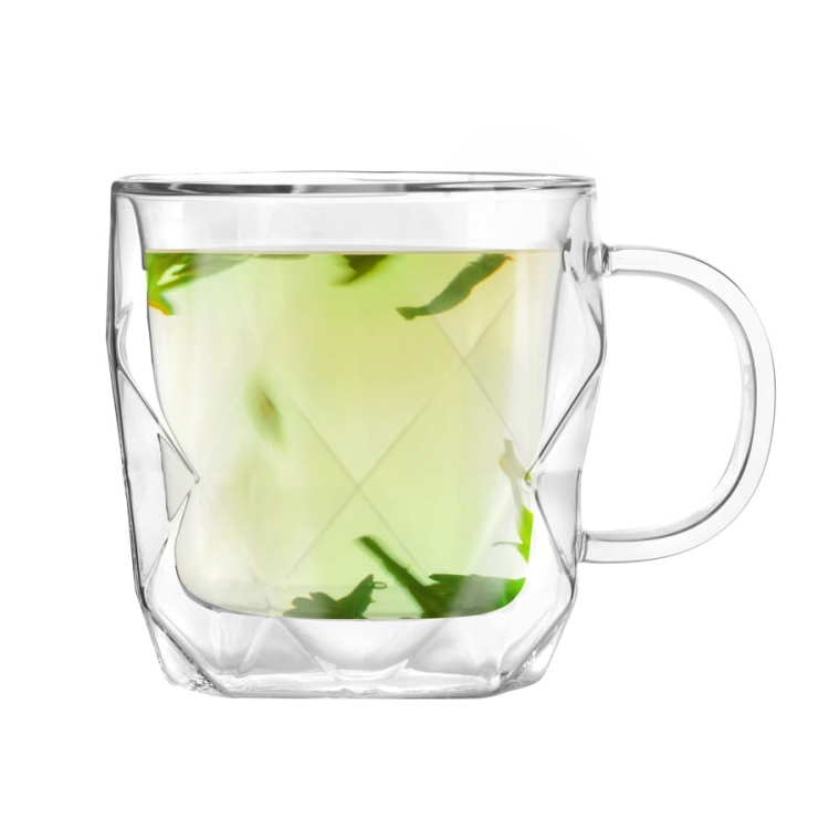 Kubki termiczne do kawy herbaty Vialli Design GEO 330ml 2szt