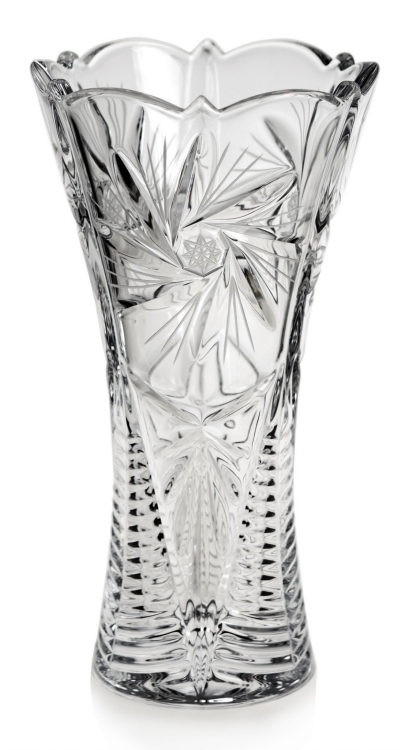 Piękny kryształowy Wazon na kwiaty JULIA Młynek 30cm