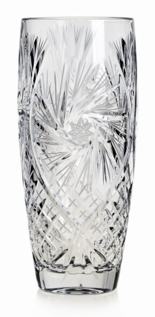 Przejdź do produktu Piękny kryształowy Wazon na kwiaty JULIA Młynek 25,5cm 