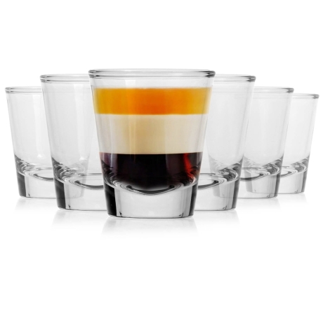 Przejdź do produktu Solidne kieliszki do wódki likieru SHOT 40ml 6szt