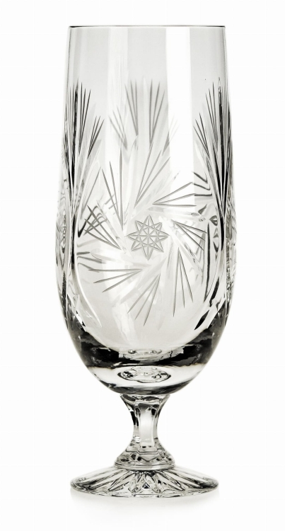 Piękne kryształowe pokale do piwa JULIA Młynek 500ml