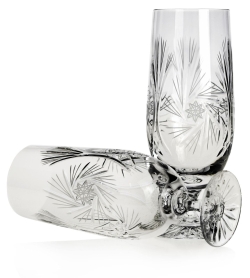 Piękne kryształowe pokale do piwa JULIA Młynek 500ml