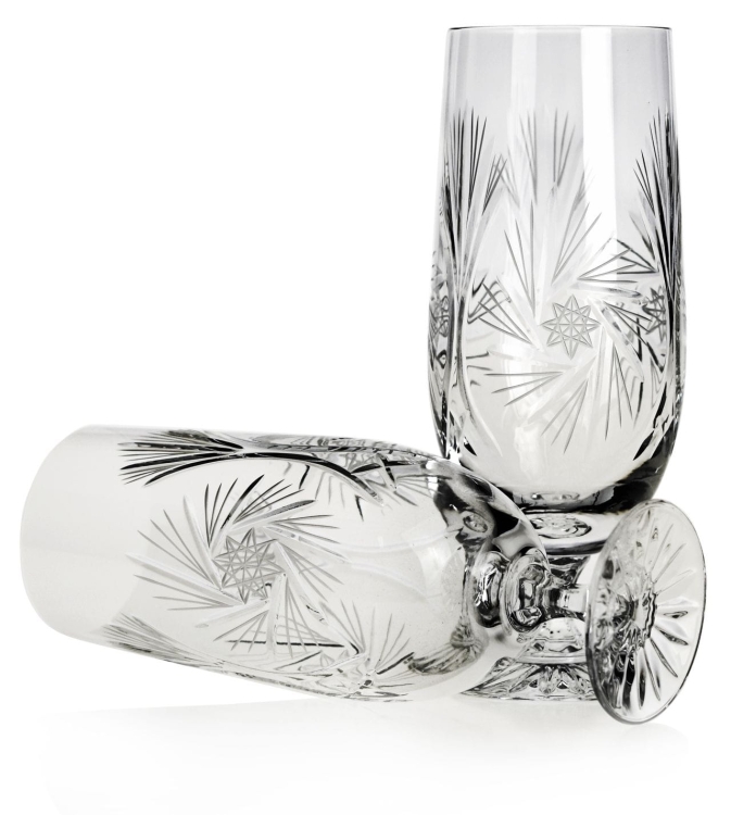 Piękne kryształowe pokale do piwa JULIA Młynek 500ml