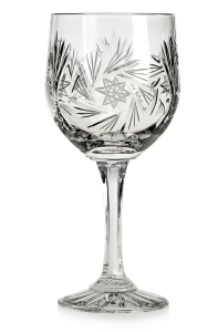 Piękne kryształowe kieliszki do wina JULIA Młynek 240ml 6szt