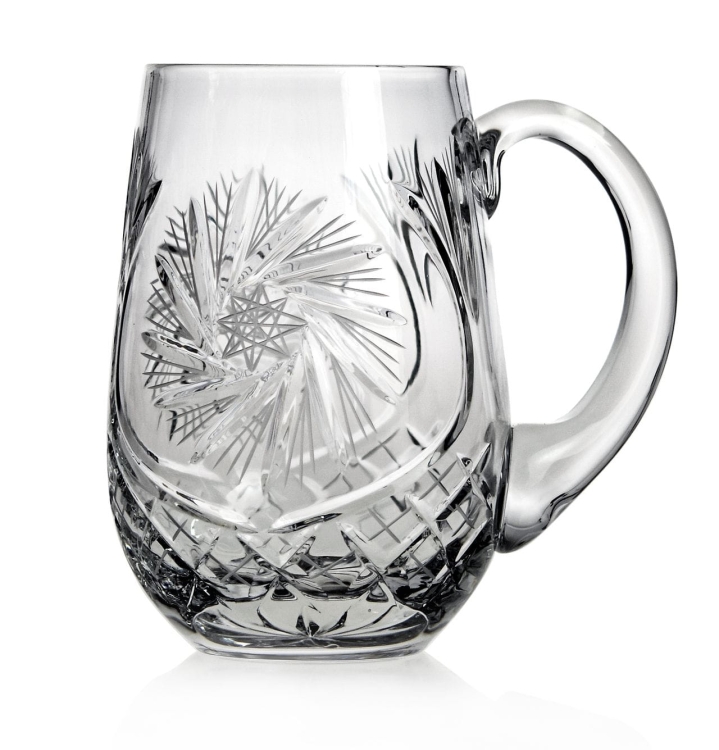 Kryształowy Kufel do piwa JULIA Młynek 600ml