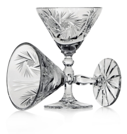 Kryształowe kieliszki do likieru JULIA Młynek 30ml 6szt