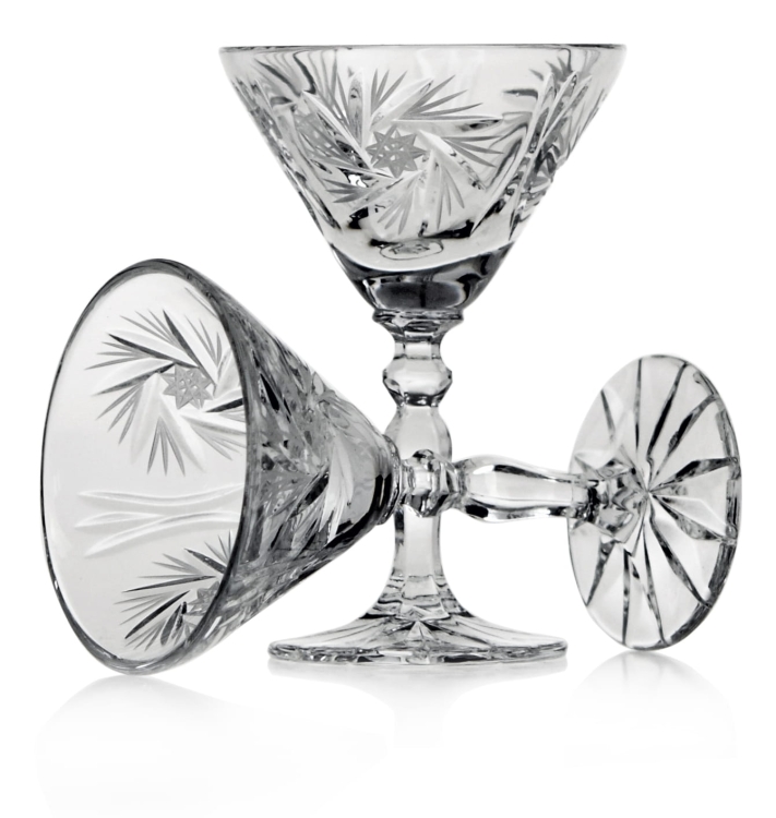 Kryształowe kieliszki do likieru JULIA Młynek 30ml 6szt