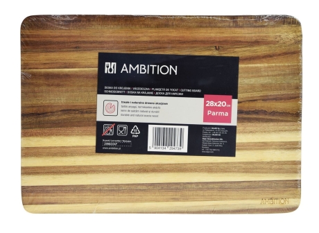 Przejdź do produktu Deska do krojenia AMBITION PARMA 28x20cm