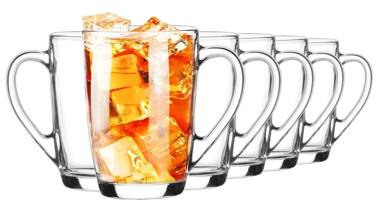 Szklanki do kawy latte herbaty Ala 300ml 18szt