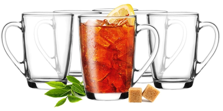 Szklanki do kawy latte herbaty Ala 300ml 18szt