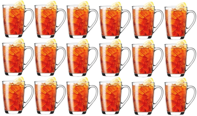 Szklanki do kawy latte herbaty Ala 300ml 18szt