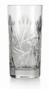 Kryształowe szklanki long drink do soku JULIA Młynek 320ml 6szt