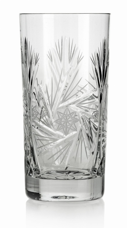 Kryształowe szklanki long drink do soku JULIA Młynek 320ml 6szt