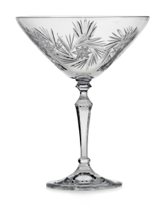 Piękne kryształowe kieliszki do martini JULIA Młynek 175ml 6szt