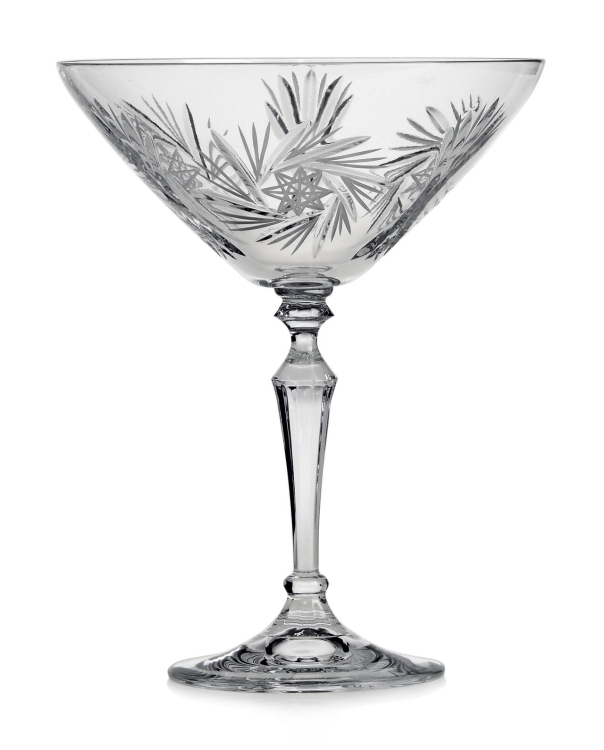 Piękne kryształowe kieliszki do martini JULIA Młynek 175ml 6szt