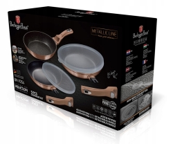 Zestaw 3 patelni indukcja Berlinger Haus BH-7054