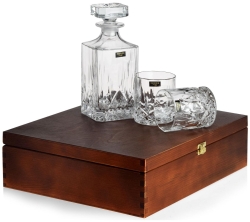 Zestaw do whisky Bohemia CLASSICO 6+1 w skrzynce z GRAWEREM