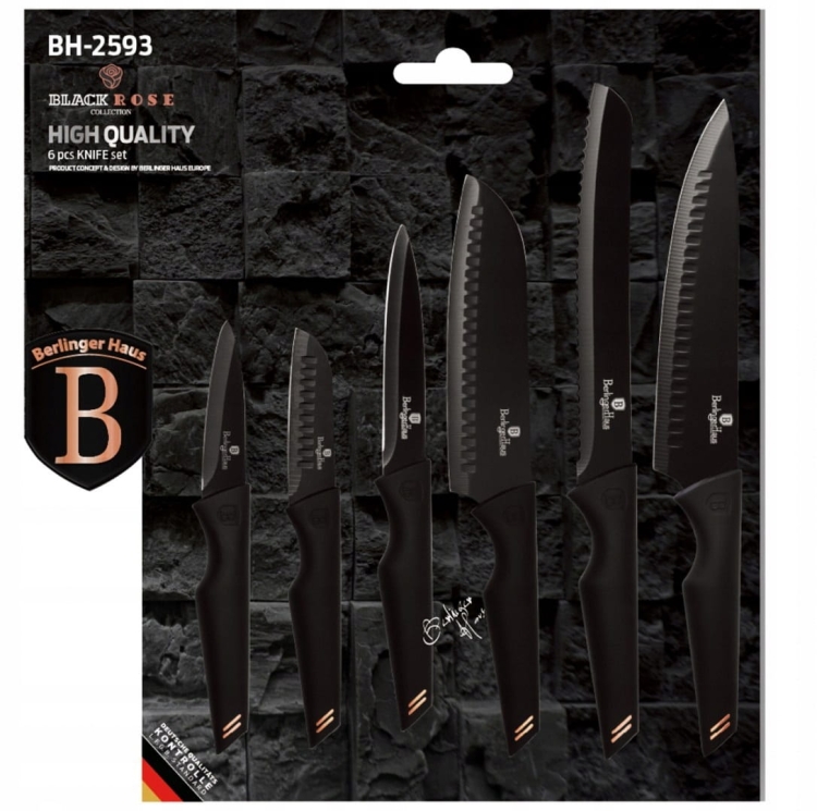 Zestaw noże Berlinger Haus black rose BH-2593