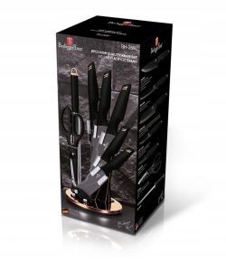 Komplet noży ze stojakiem Berlinger Haus Black Rose BH-2692