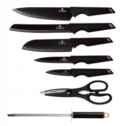 Komplet noży ze stojakiem Berlinger Haus Black Rose BH-2692