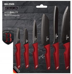 Zestaw noży Berlinger Haus Burgundy Metallic 6el. BH-2589