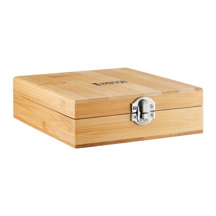 AMBITION Bolero akcesoria do wina korkociąg korek 4el. w bambusowym etui