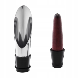 AMBITION Bolero akcesoria do wina korkociąg korek 5el. w bambusowym etui