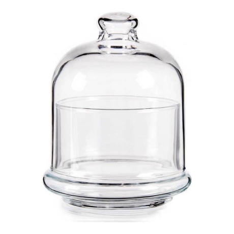 Przejdź do produktu Szklany pojemnik z kloszem na cytrynę, pomidora PASABAHCE Basic  10,1 cm