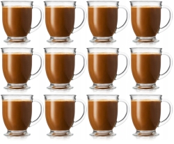 Szklanki do kawy herbaty XXL Kubas 400ml 12 sztuk