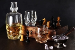 Kryształowy zestaw do whisky BOHEMIA Desire 1+6