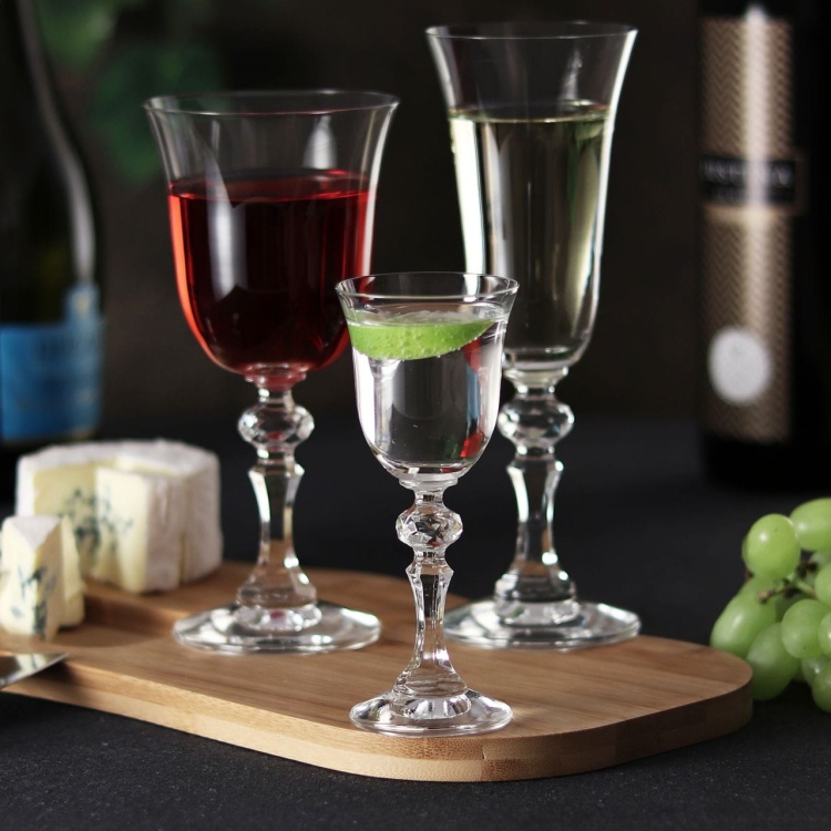 Kieliszki do wódki likieru KROSNO Krista 50/60 ml