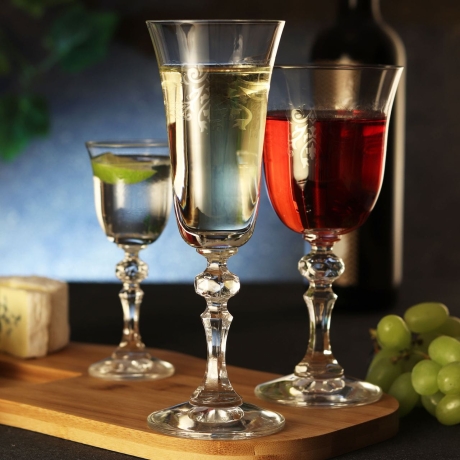 Przejdź do produktu Kieliszki do szampana KROSNO KRISTA-DECO 150ml