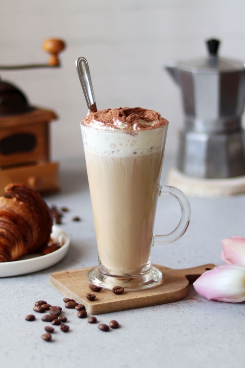 Komplet szklanek do kawy, latte 250 ml