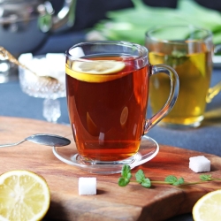 KUBKI Szklanki z uchem TG LAVA 375ml 4szt. XXL