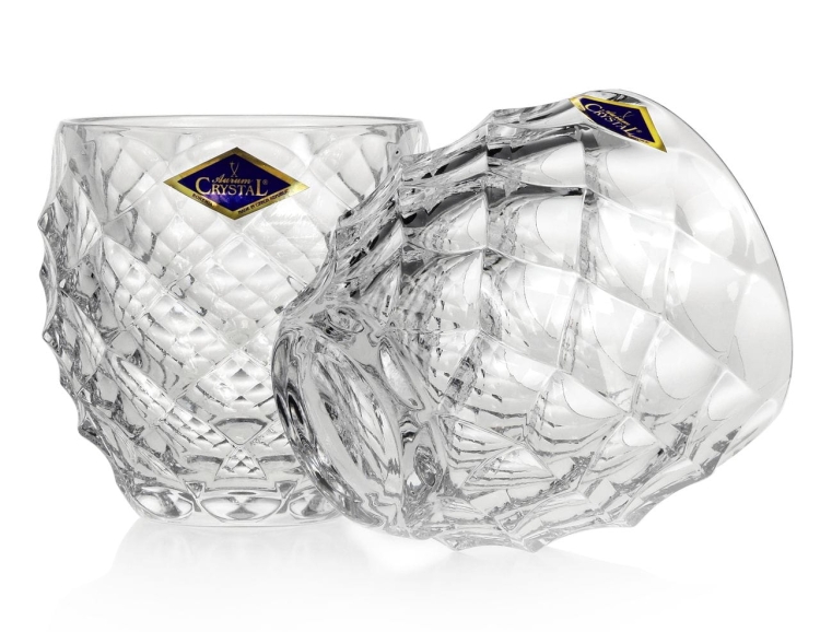 Kryształowe szklanki do whisky Bohemia Morris 340ml 6szt