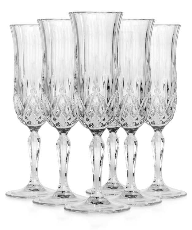 Kryształowe kieliszki do szampana RCR Opera 130ml