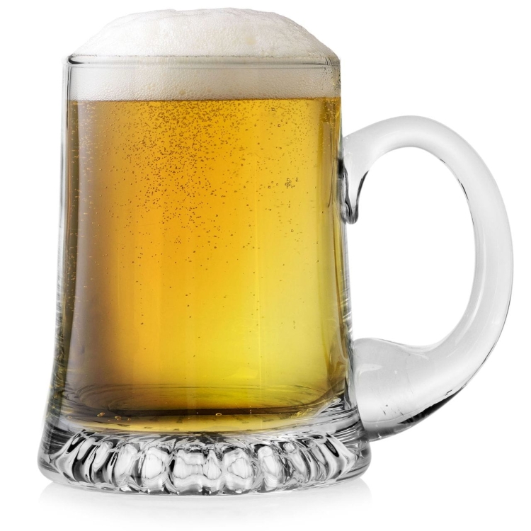 Solidny Kufel z rączką do piwa Edwanex GWIAZDA 500ml 1szt