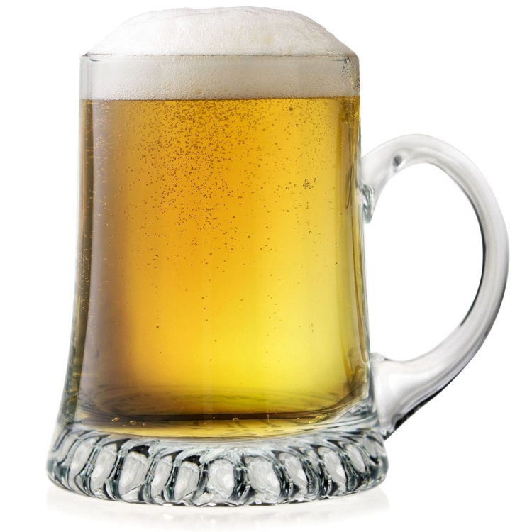 Solidny kufel z rączką do piwa Edwanex GWIAZDA 1000ml 1szt