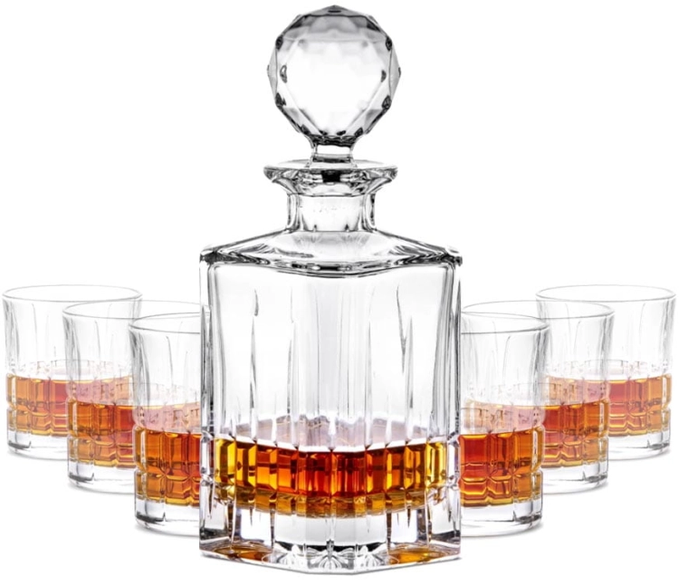 BOHEMIA Prestige Herman zestaw do Whisky 6+1