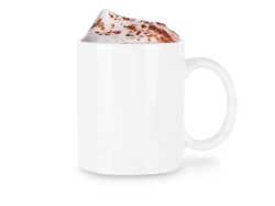 Biały kubek ceramiczny RITA do kawy herbaty 300ml