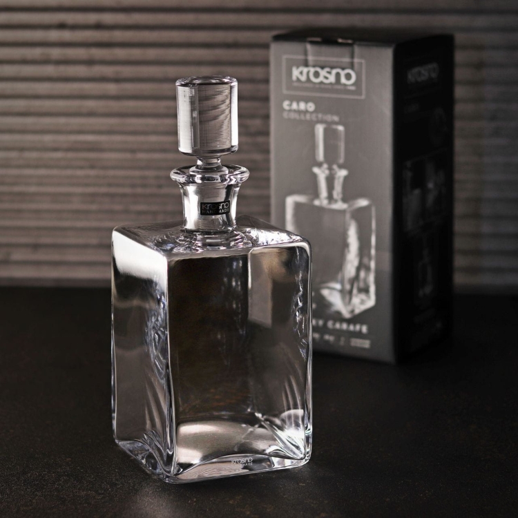 Karafka do whisky KROSNO Handmade Caro (2) 750ml