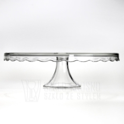 Patera na tort / tortownica JASŁO Falbanki 32cm