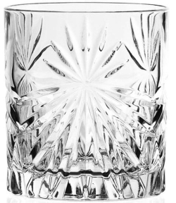 Kryształowe szklanki do whisky Bohemia FIORE 320ml w skrzynce z GRAWEREM